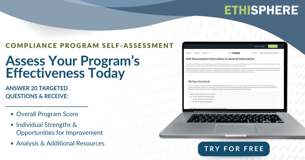 2024 Compliance Program Self-Assessment by Ethisphere